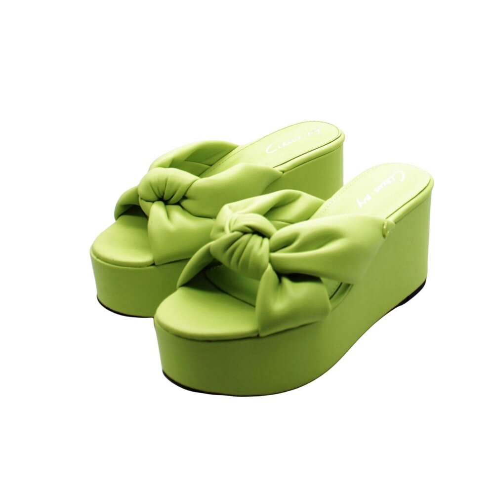 Circus by Sam Edelman Green Wedge Sandals - Picture 3 of 8